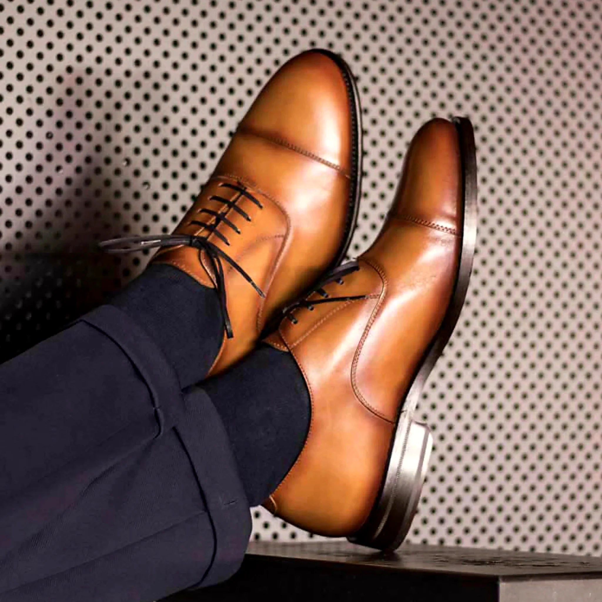 Saffron luxe italian calf oxford