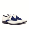 White box calf single monk with buckle strap