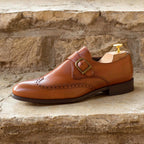 Rounded Zurigo toe on the single monk