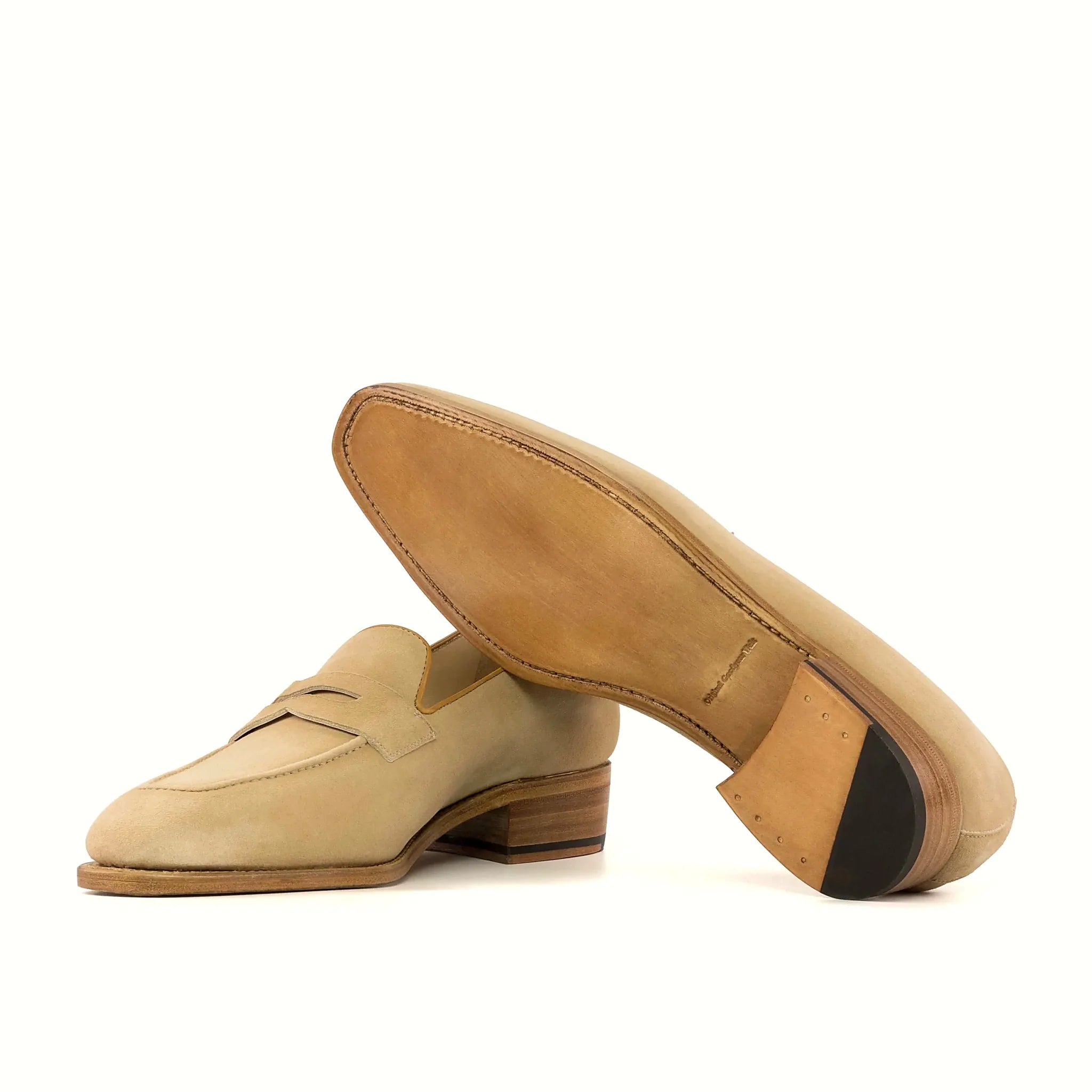 Natural Goodyear welt and sole with higher heel
