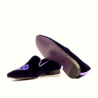Lilac slipper leather sole