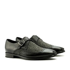 Nailhead sartorial panel on the single monk