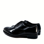 Extra polished toe on the patent