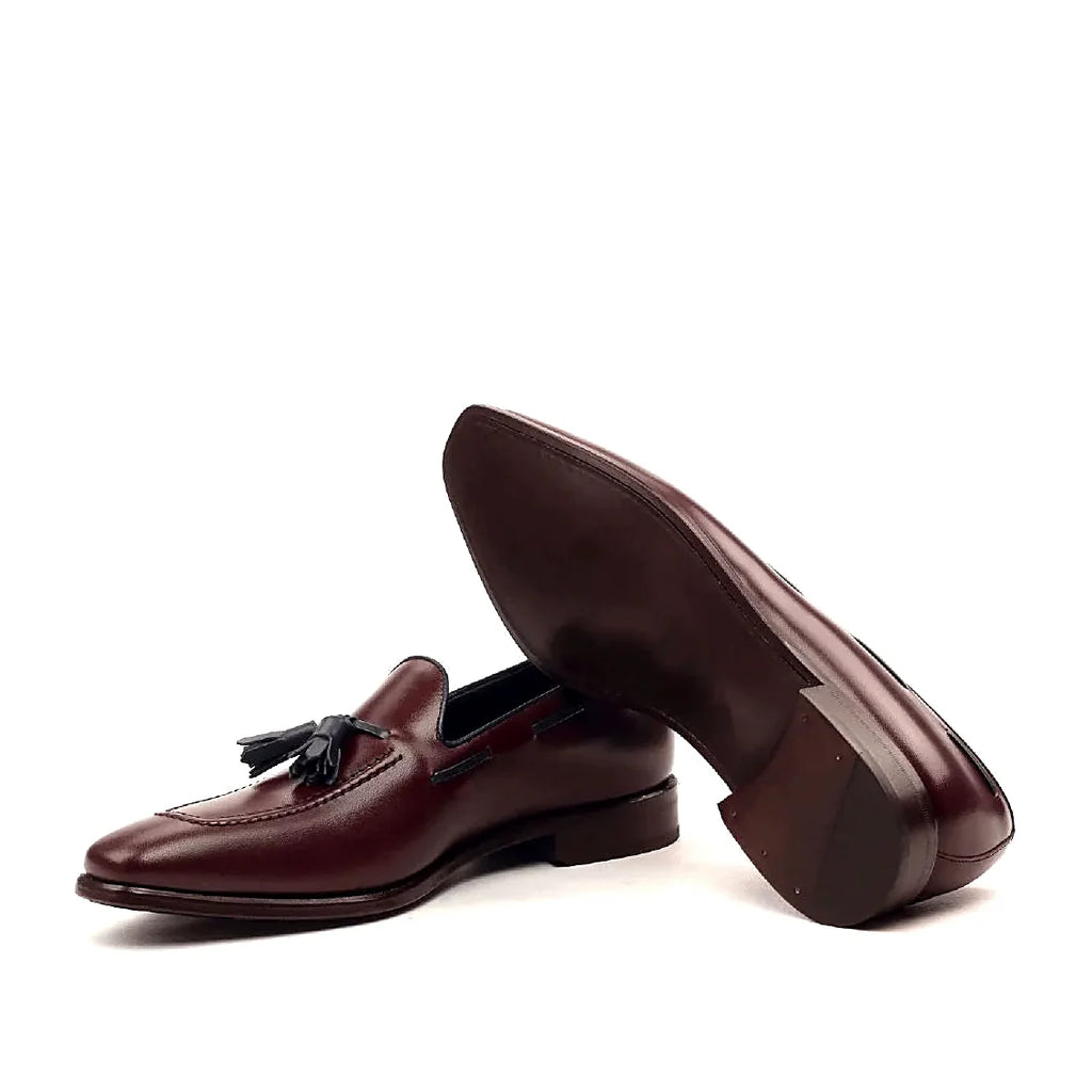 Plain brown leather sole