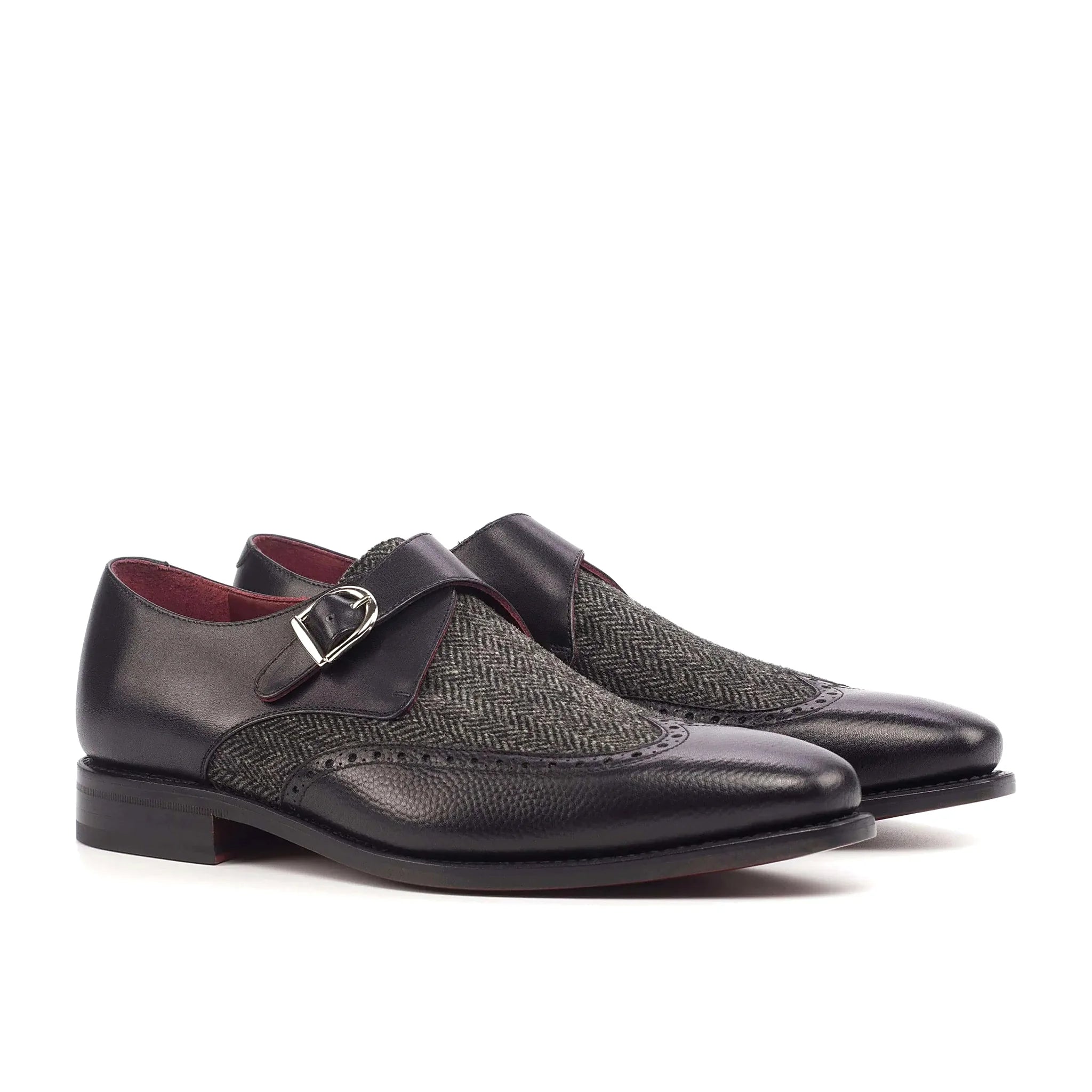 Herringbone sartorial on the single monk