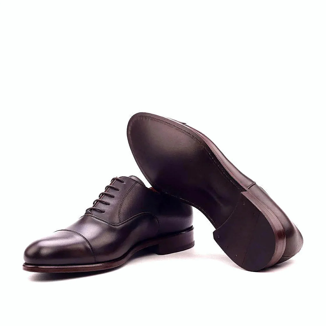 Plain brown leather sole