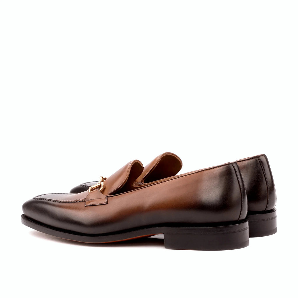 Med brown painted calf in the same shade