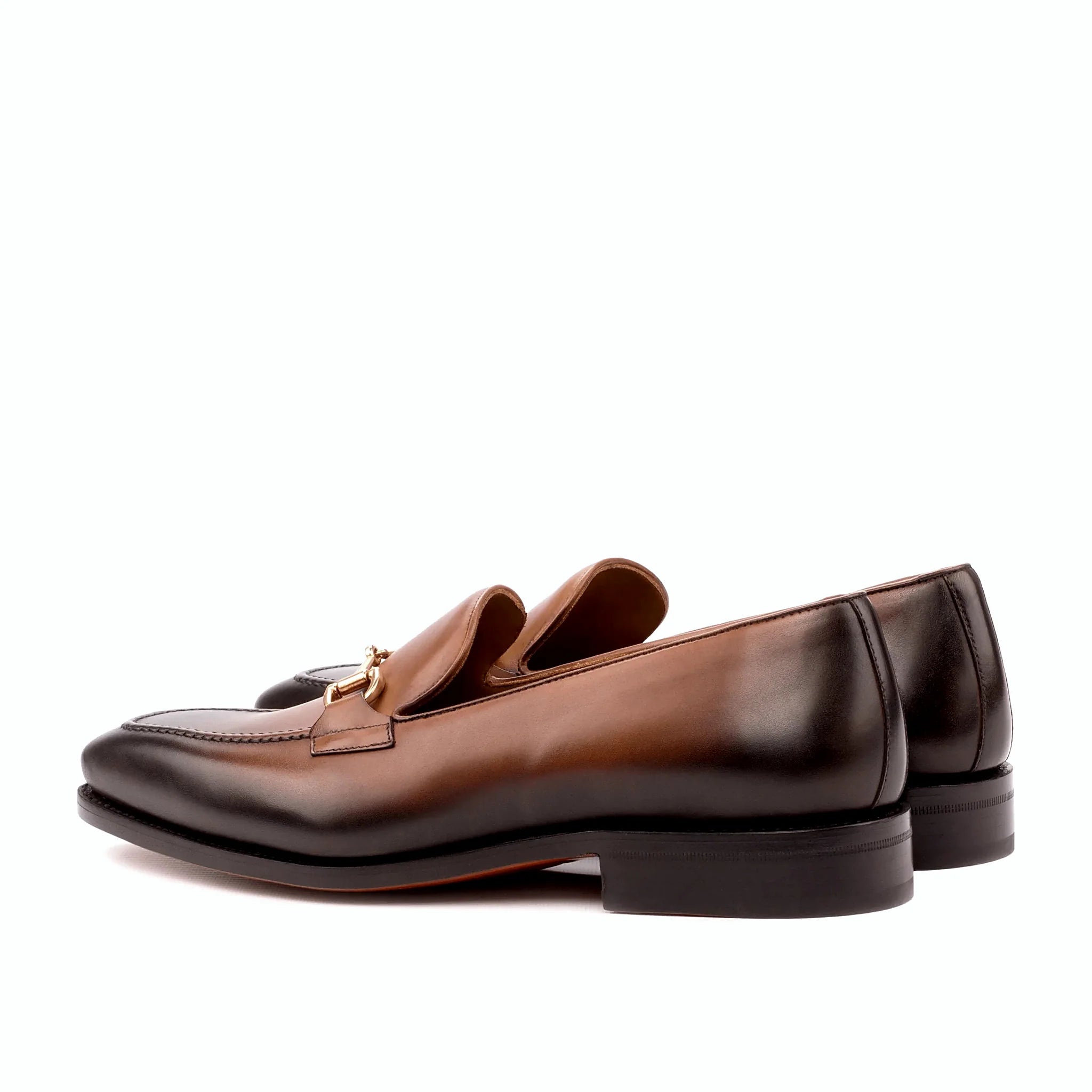 Med brown painted calf in the same shade