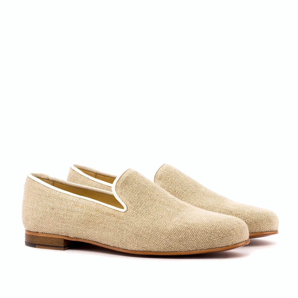 Ice linen slipper upper