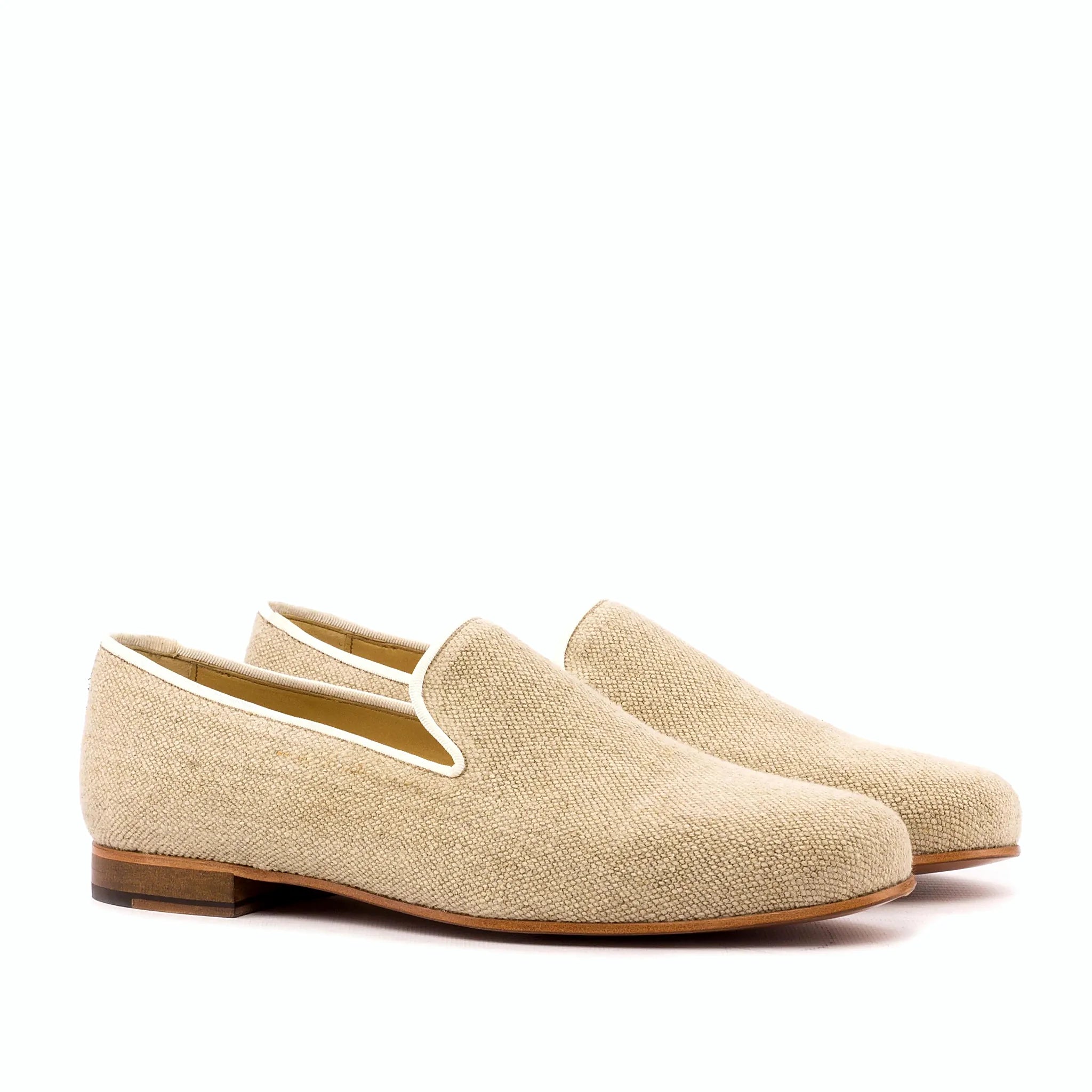 Ice linen slipper upper