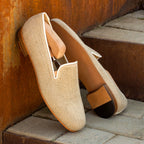 Beige calf leather lining inside