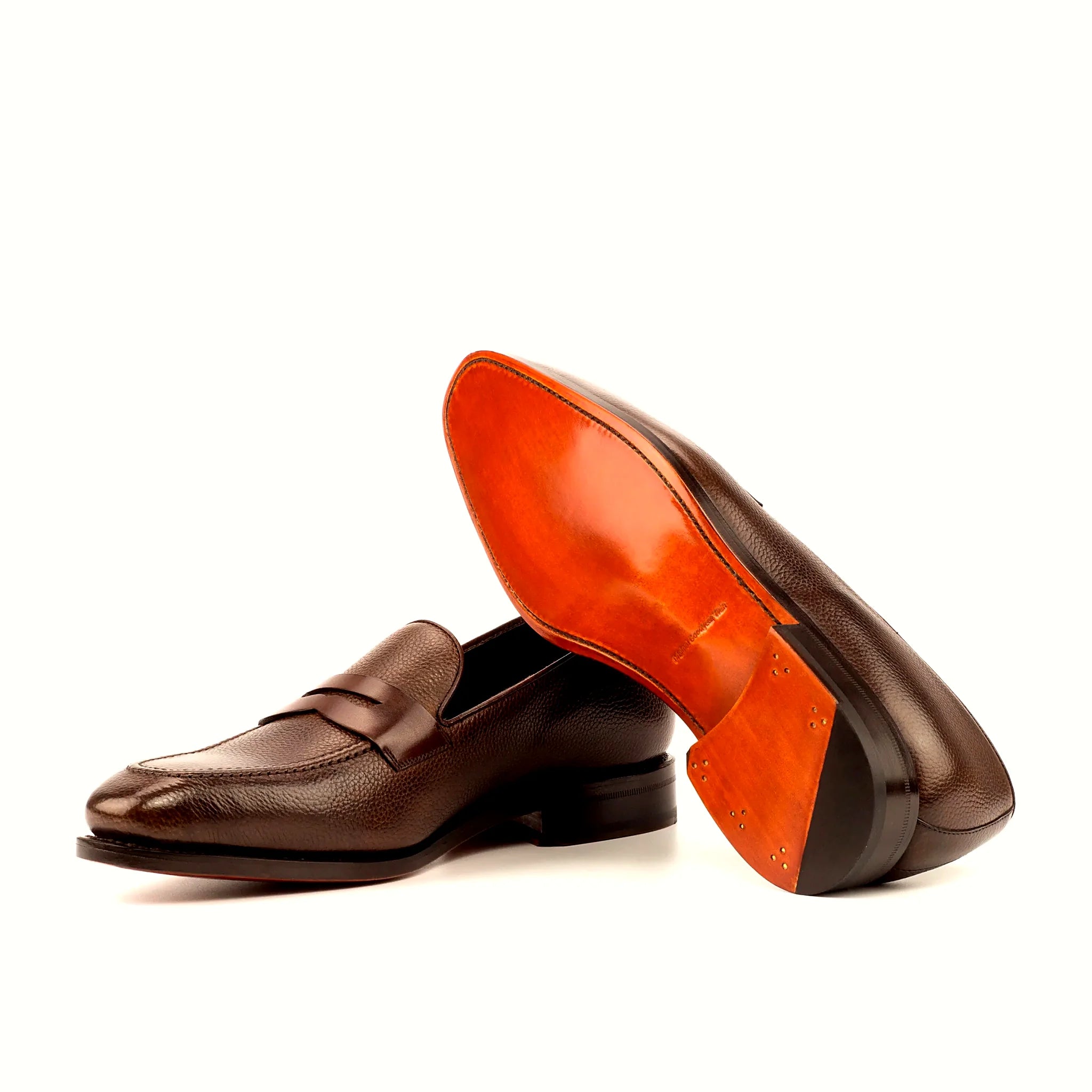 Cognac Goodyear welt with leather sole