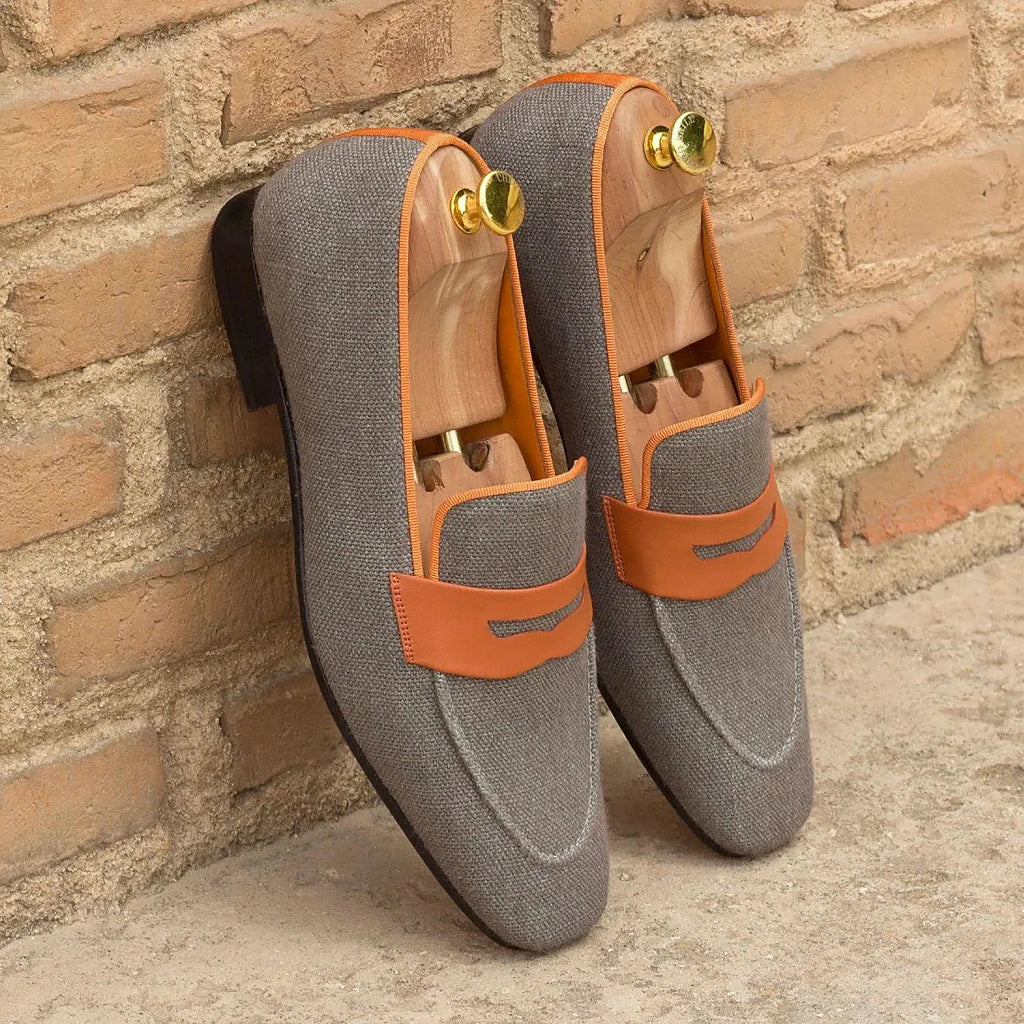 Orange calf leather lining inside
