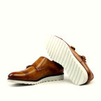 Xtralight wedge sole under the double monk