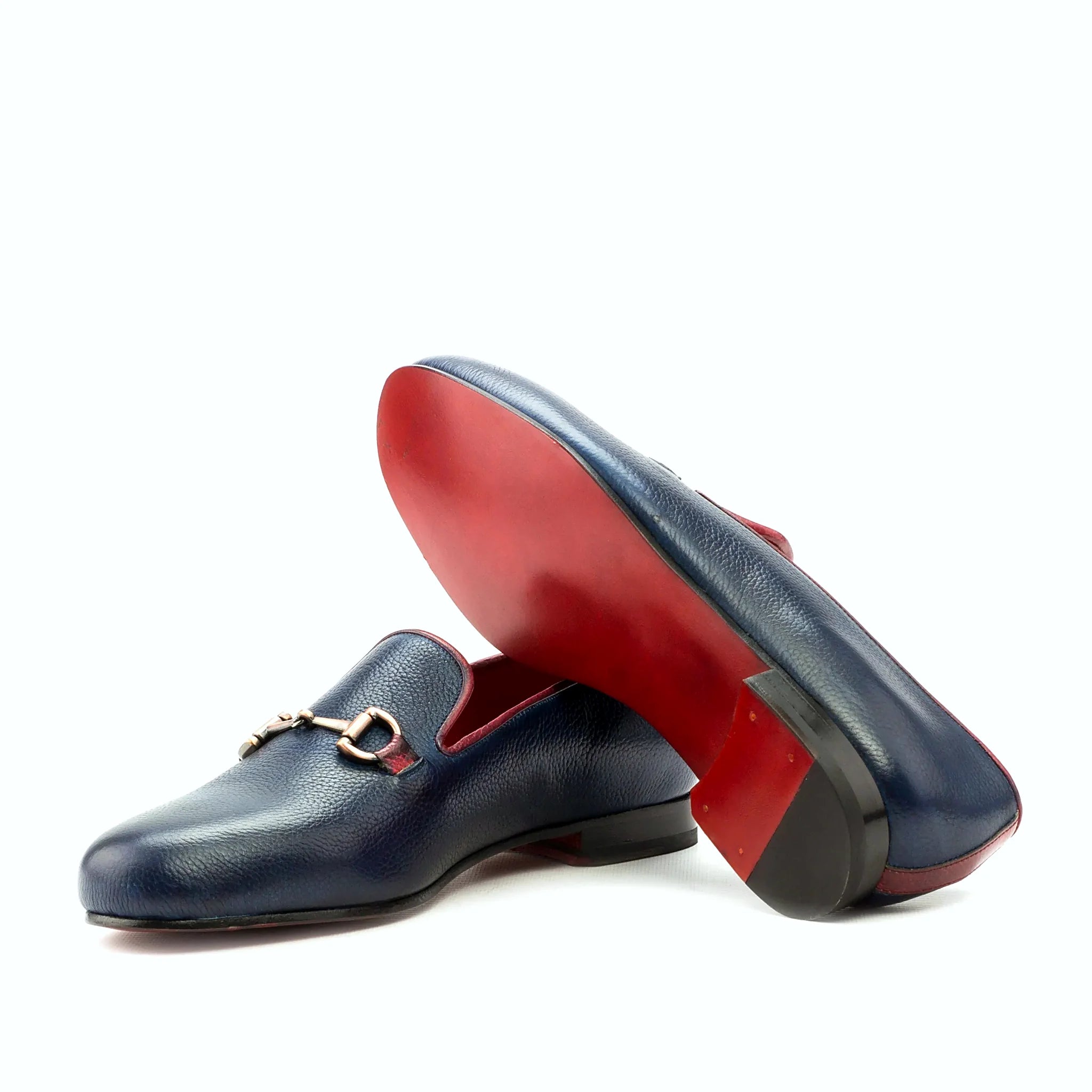 Red calf leather lining inside