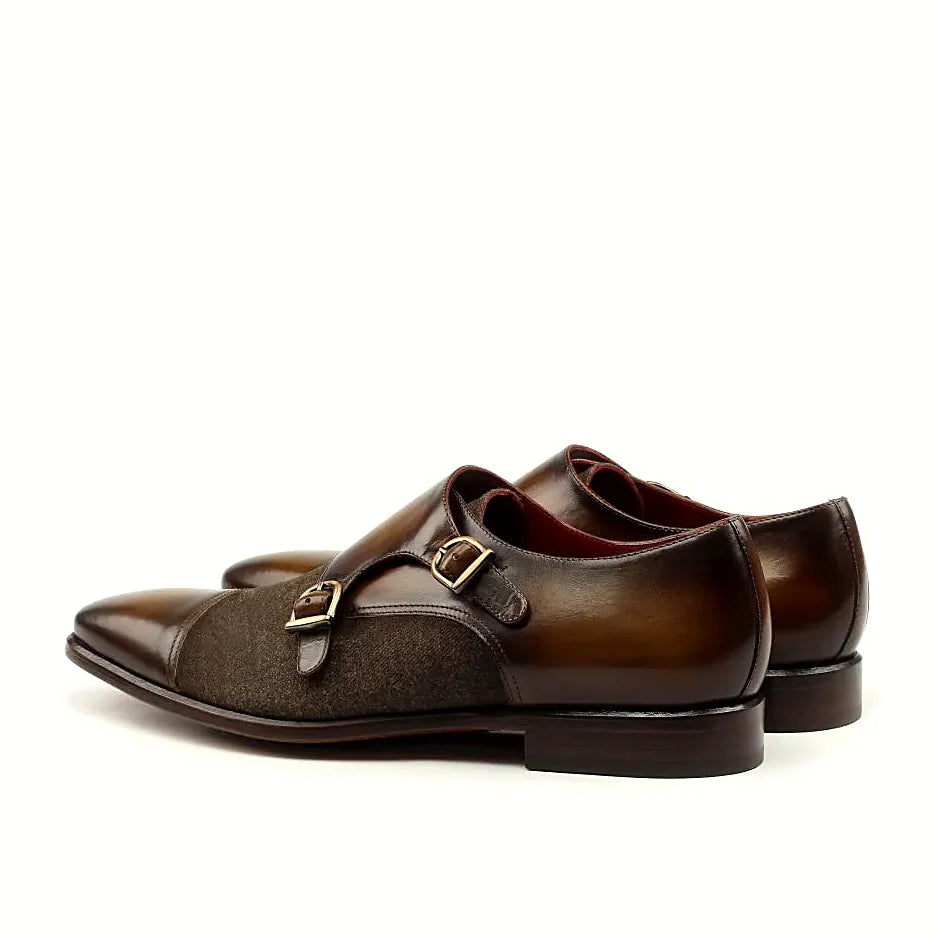 Brown crust patina beside the flannel