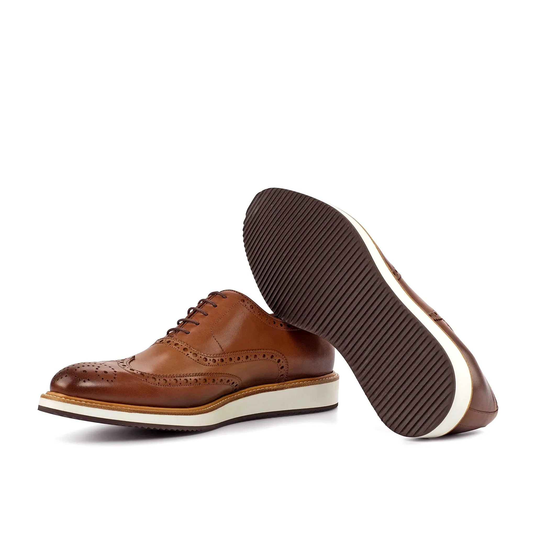 Jogging sole under the full brogue