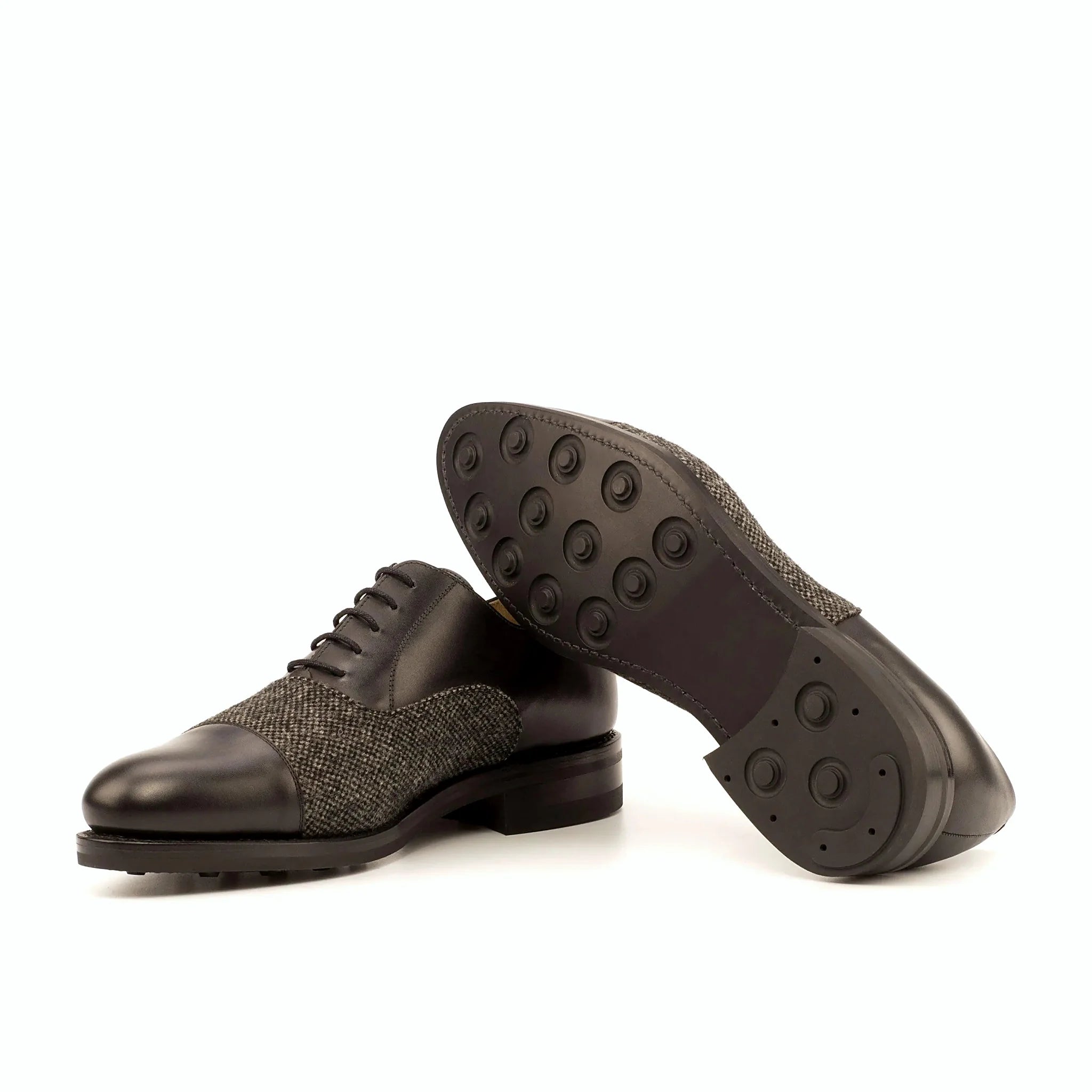 Black Dainite sole under the oxford