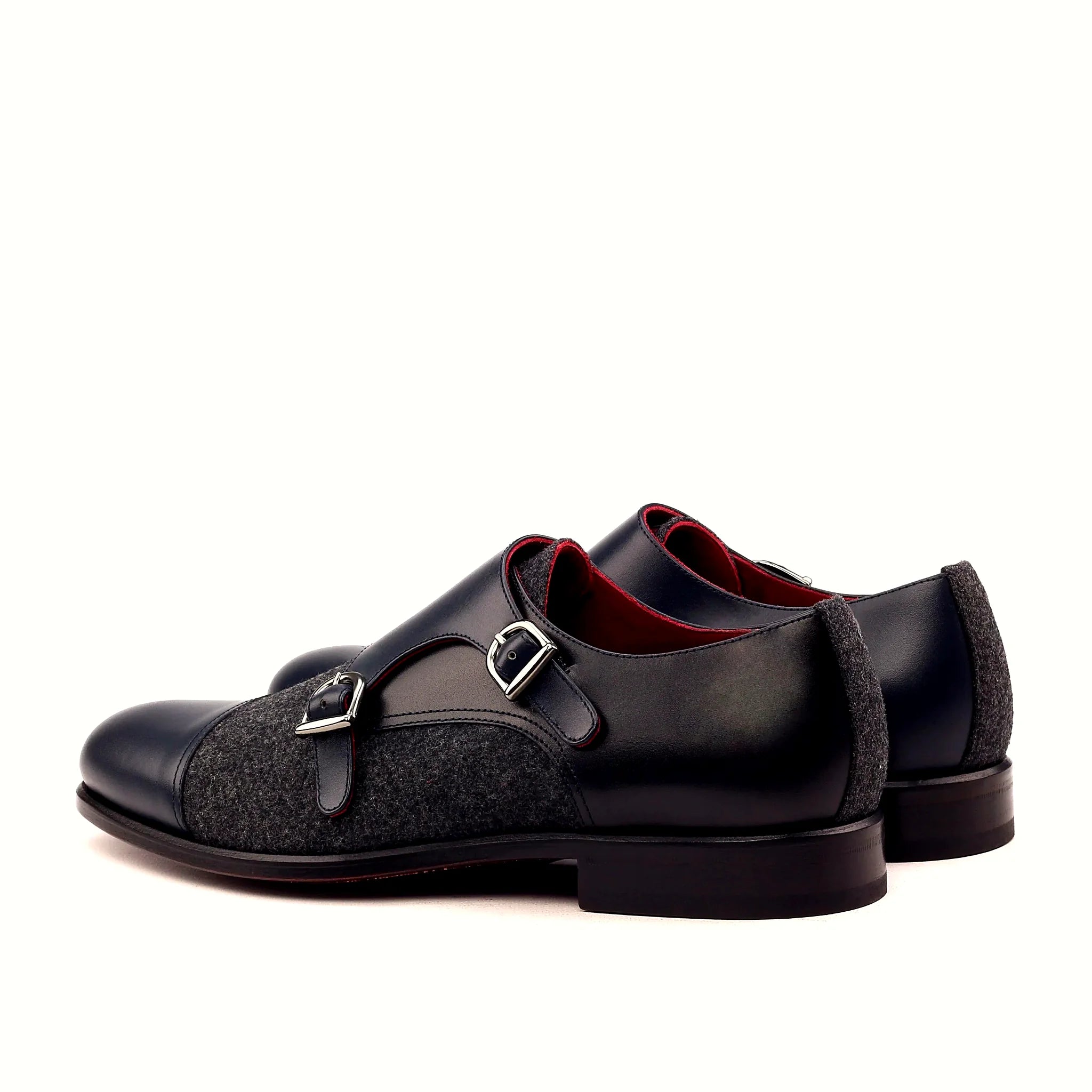 Black painted calf beside the flannel