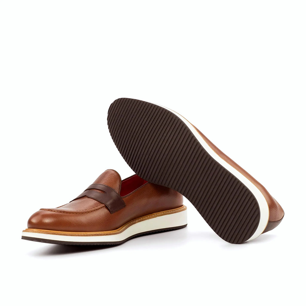 Med brown painted full grain panel