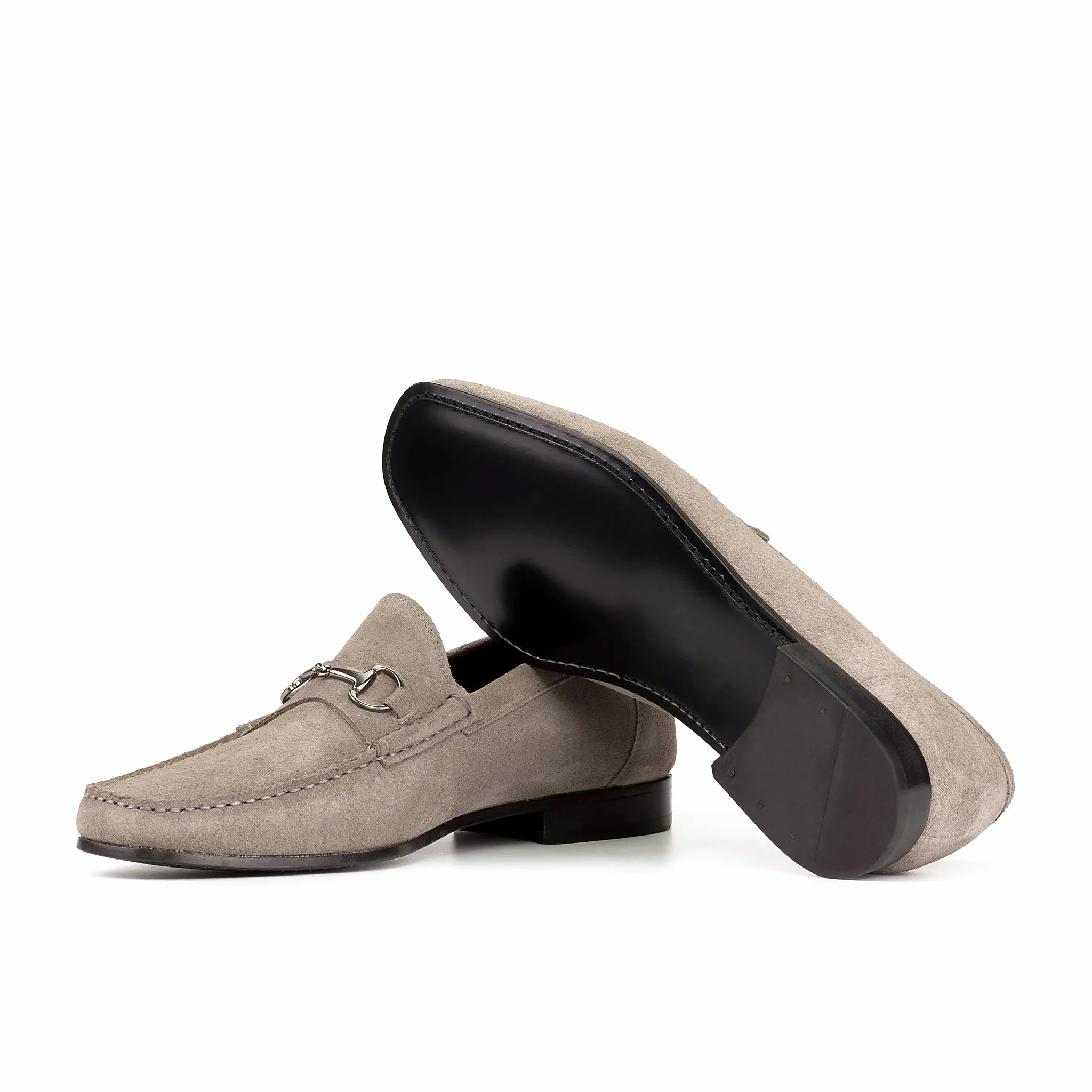 Single-colour suede upper