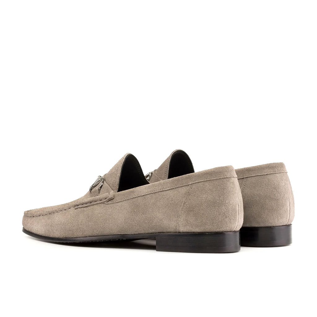 Plain black leather sole