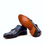 Plain cognac leather sole