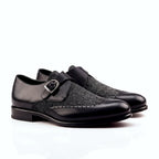 Nailhead sartorial panel on the single monk