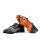 Orange Goodyear welt leather sole