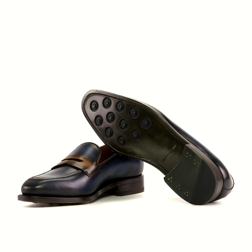 Forest green Goodyear welt with leather sole