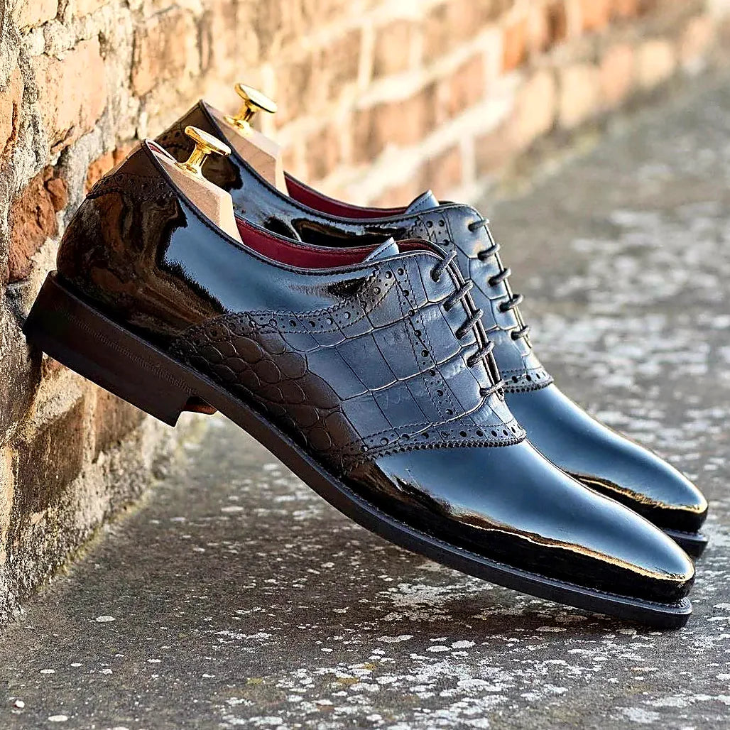 Black calf leather lining inside