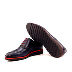 Red calf leather lining inside
