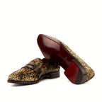 Dark red Goodyear leather sole