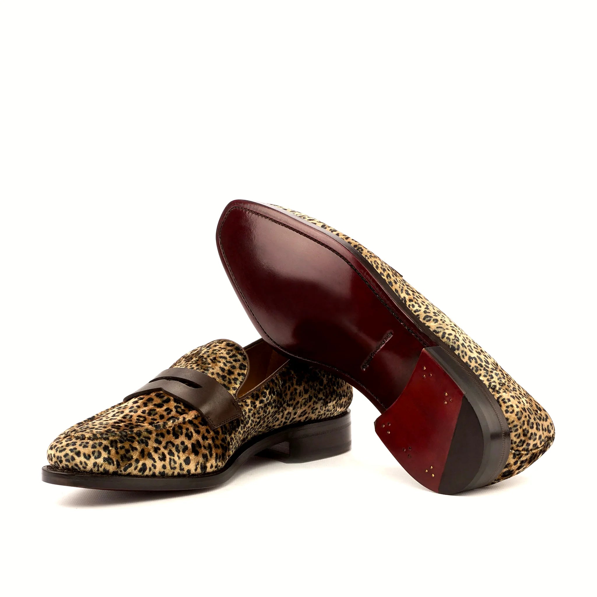 Dark red Goodyear leather sole