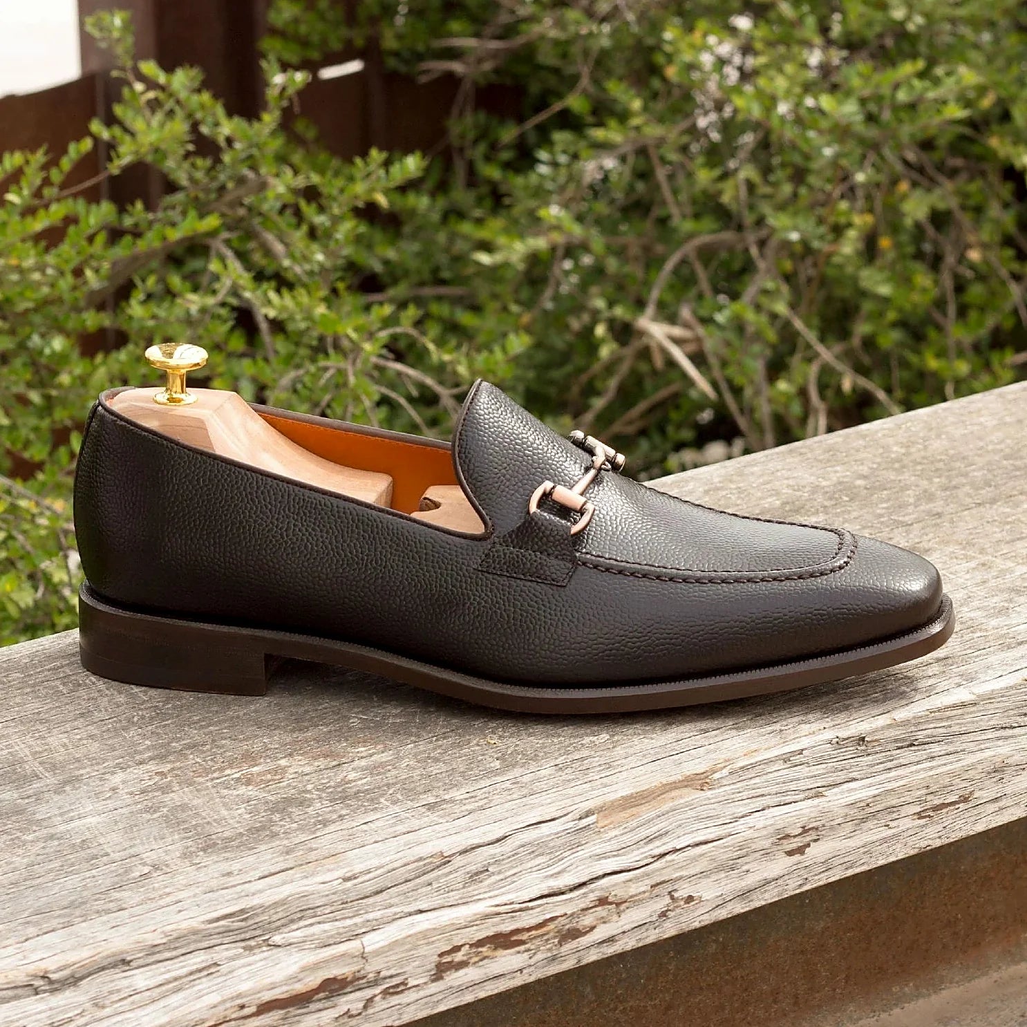 Slightly square toe on the Monti last