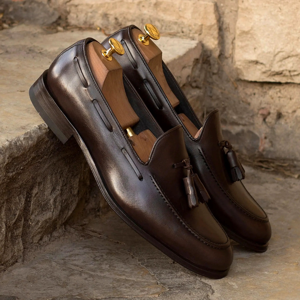 Rounded Zurigo toe on the loafer