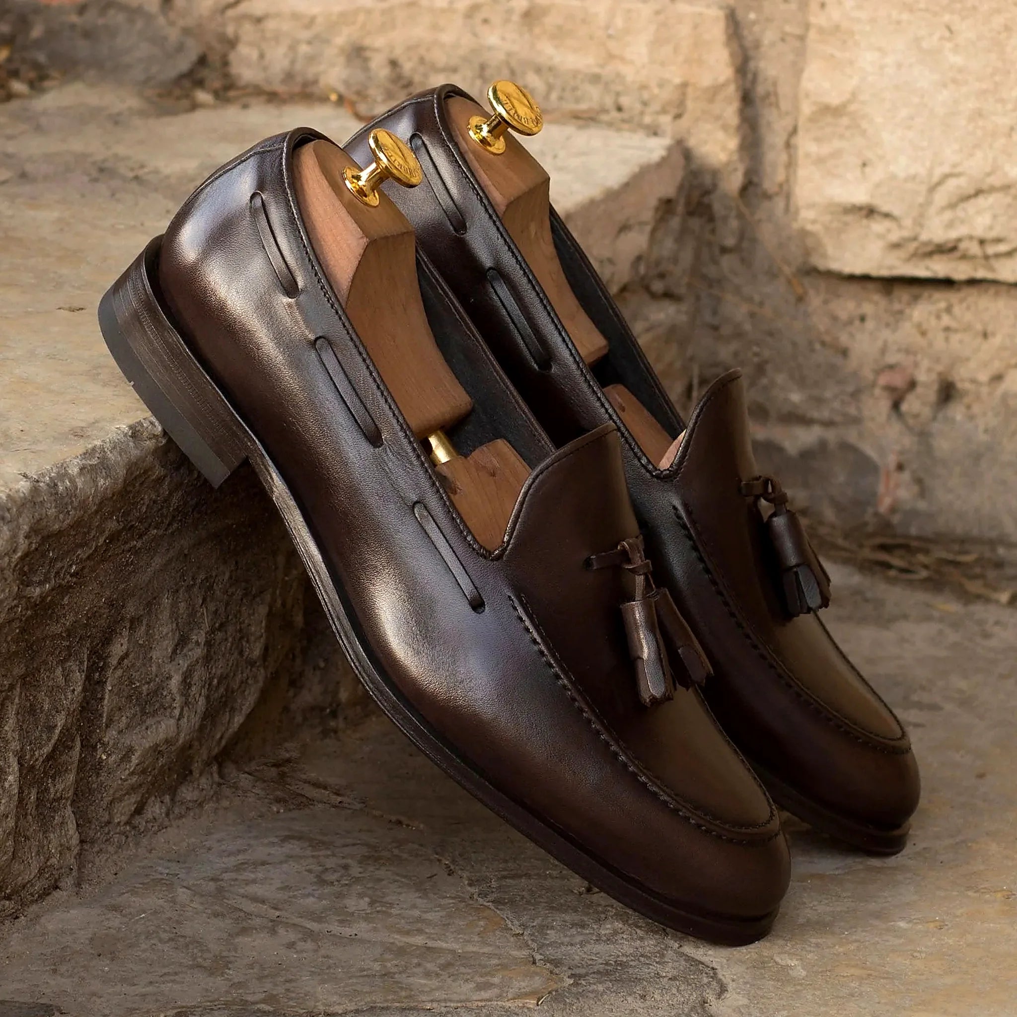 Rounded Zurigo toe on the loafer