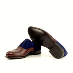 Plain black leather sole